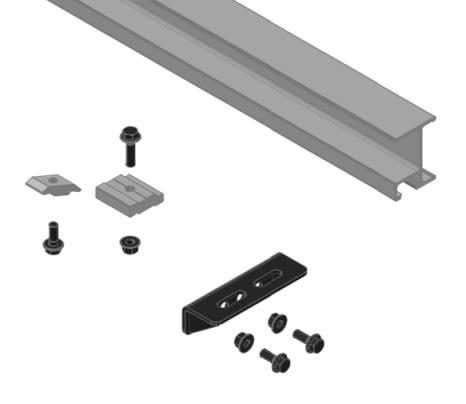 BG-08: Ladebordwand-Kit (Option) 20 21 22 20 Ladebordwandverstärkung 2343/23 2 21 Verbindungsplatte LBW-Kit 442 4 Klemmstück M10.01.