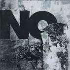 82 NO, 2003 Lithografie auf Leinwand