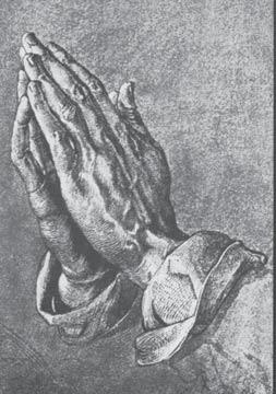 Text Dürer, Betende Hände 338 T m.