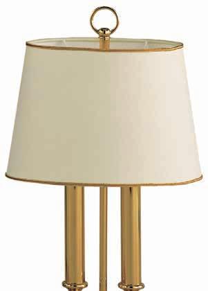 Tischleuchten table lamps Einführung 61.274.01 Messing poliert brass polished 2 x E 14 LED excl.