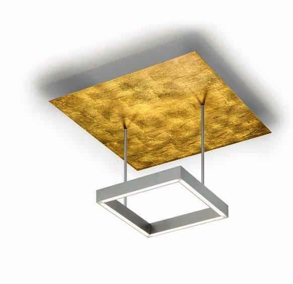 Deckenleuchten ceiling lamps Einführung 91.341.54 mattnickel-blattmetall gold nickel dull-metal foil gold 91.341.58 mattnickel-weiß nickel dull-white 91.341.59 mattnickel-blattmetall silber nickel dull-metal foil silver 37 W LED - 2.