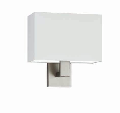 Wandleuchten wall lamps Einführung 21.823.05 Leuchtmittel lamp 1 x E27 LED excl. -ohne - Schalter without switch Schirm Chintz weiß shade chintz white 280 mm x 130 mm, H.