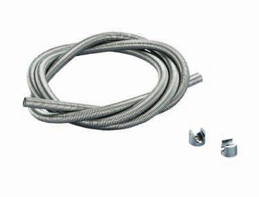 Zubehör accessoires Einführung Spirale mit Kabel spiral spring with cable 95.001.03 50 cm Messing matt brass dull 95.001.05/20 50 cm Edelstahl refined steel 95.002.