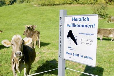 Stallvisite ein nationales PR-Projekt, welches seine Wurzeln in der Zentralschweiz hat. Kommunikation im Interesse der Milch!
