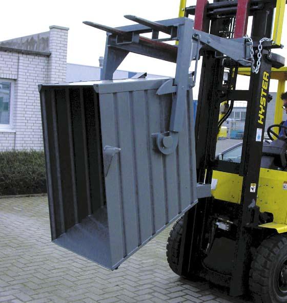 Anbaugeräte für Gabelstapler T 17 Stapelkippcontainer Stapelcontainer sind vielseitig einsetzbare Behälter zum