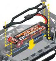 TRAXXAS TQi FUNKSYSTEM UND VELINEON ANTRIEBSSYSTEM Batterie-iD Der Batteriepack Ihres Modells ist mit Traxxas BatterieiD ausgestattet.