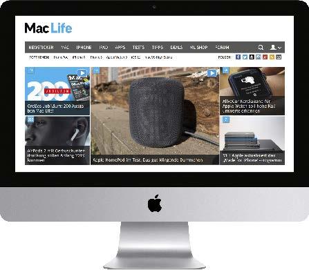 Mac Life Mac Life ist da, wo Sie sind! Apple-Ratgeber seit 17 Jahren!