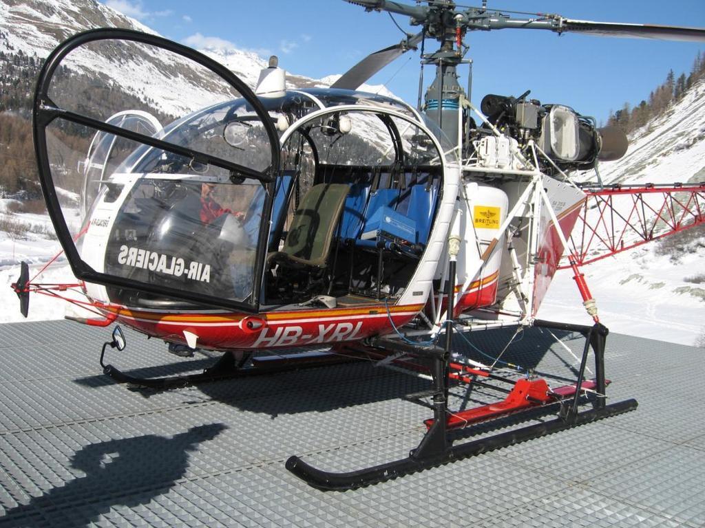 Beispiel 4: Helikoptergestütze Eistiefenmessung GPS, RTK (cm) CONTROL UNIT