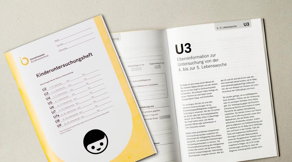 10 Chancen Die U-Untersuchung Seite 17 Themen der U-Untersuchungen Die jeweiligen Inhalte der U-Untersuchungen sind im gelben