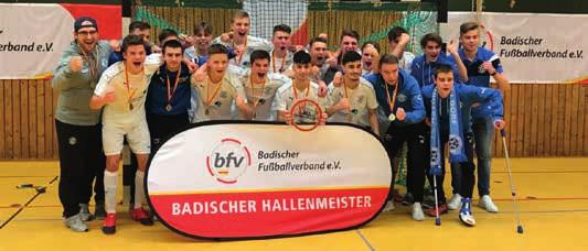 FCA-News U17 BADISCHER MEISTER IM FUTSAL Die U17 des FC-Astoria Walldorf hat in Pforzheim die Badische Meisterschaft im Futsal gewonnen!