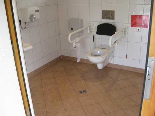 Öffentliches WC in Bad