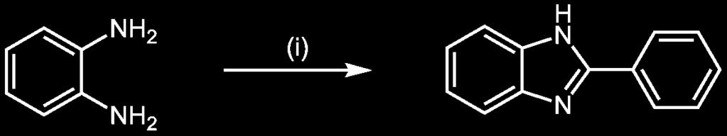 Synthese 88 201 Abbildung 3.23: Mögliche Variante zur Herstellung von 2-Alkyl-benzimidazolen (200 [119]). (i) Benzoesäure; PPS; 120 C; 12 h. Yang et al.