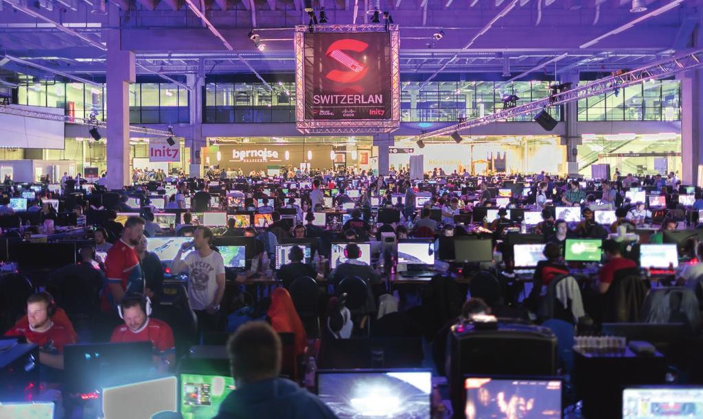 SwitzerLAN: Sie ist mit 2048 Teilnehmern die grösste LAN-Party der Schweiz und der wichtigste Event der nationalen Gaming-Community.