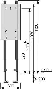 10 St. Modul für Stützgriffe und Haltesysteme Für den Einbau in eine UA-Profil Ständerwand oder als Vorwandelement.