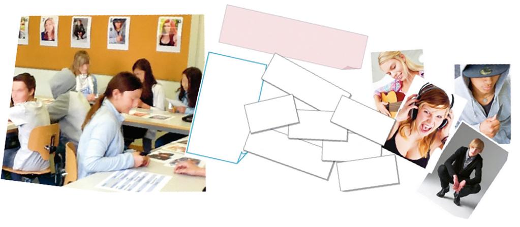Nummerierung im Schulzimmer Auftrag Fotos bezeichnen > Die Lehrperson teilt die Schulklasse in 4er-Gruppen ein. Diese setzen sich an separate Arbeitstische.