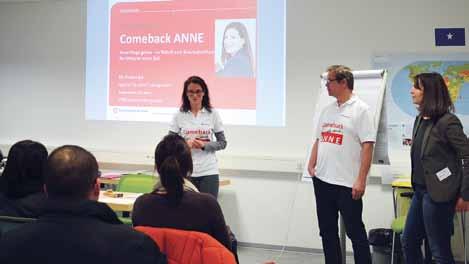 Januar Pilotprojekt der Agentur für Arbeit Ludwigshafen: Mit "Comeback ANNE" in Teilzeit zum Berufsabschluss Ve