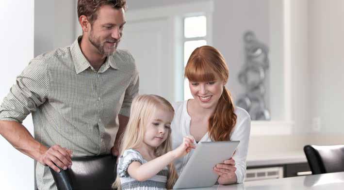alpha home Vorteile für den Hausbesitzer Kinderleicht zu bedienen: Mobil oder von unterwegs mit der Smartphone- und Tablet-App (ios, Android) auf vorprogrammierte Programme zurückgreifen oder auf die