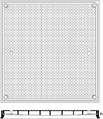 Schachtabdeckungen Artikelnummer Einheit EUR Symbolbild Schachtabdeckung aus Sphäroguss GGG, 600 x 600 mm Deckel mit geriffter Oberfläche, unverschraubt SAAGG6060 A-15kN 60 ST 373,00