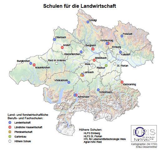 Zentrum der drei Bezirke Freistadt, Perg und Urfahr Umgebung: Als