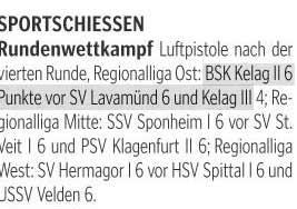 Kleine Zeitung vom 26. Jänner 2009 Kärnten Sport Seite 40 Kärntner Tageszeitung vom 24. Jänner 2009 Seite 47 Sport Preitenegg I schießt scharf LUFTGEWEHR.