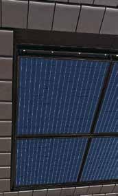 Das Bramac Photovoltaik Premium System wird anstelle der Dachsteine in das Dach integriert, wodurch sich ein vollkommen geradliniges, harmonisches Deckbild ergibt, das auch die höchsten Ansprüche an