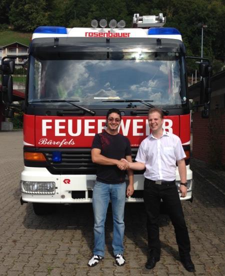 Öffentliche Sicherheit Bestandene Fahrprüfung Die Feuerwehr Viola gratuliert Luca Grella und Francesco Manzi zur erfolgreich bestandenen Lastwagenprüfung der