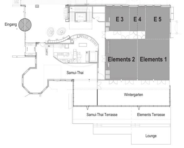 SEEROSE ELEMENTS Grösse Saalmiete/Tag Elements 1 71 m² 50 28 22 18 CHF 600 Elements 2 67 m² 40 24 18 18 CHF 450