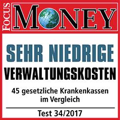 Besiegelt wurde die Auszeichnung erneut von Focus Money in der Ausgabe 34/17GKV Finanzen vom 16.08.2017.