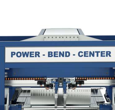 Individuelle Lösungen Frontansicht Power-Bend-Center 24/7-Betrieb Großvolumige Serienproduktion Optimierte