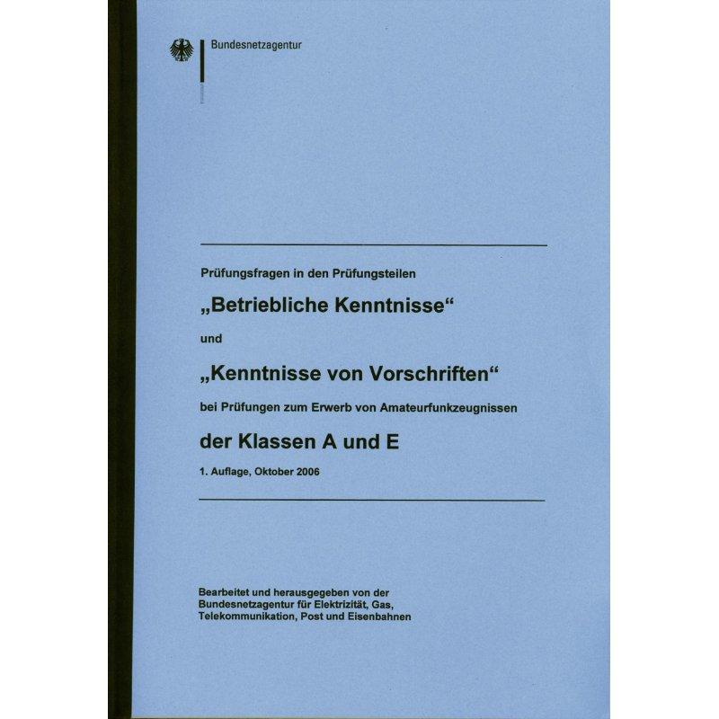 Dreh- und Angelpunkt aller Kurse: Der offizielle katalog der Bundesnetzagentur 4.