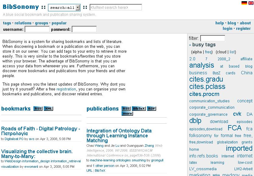 Tagging als neue Form der Organisation von Informationen