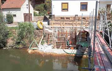 In der Ortslage Uttewalde erfolgt derzeit der Kanalbau in kleineren Bauabschnitten.