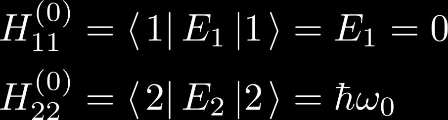 Zwei-Niveau-Atom Hamiltonian 7.12.