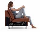 Sofa Stressless E200 2-Sitzer mit Longseat + Sessel Stressless Metro High