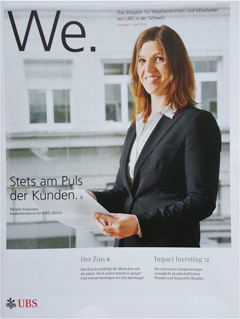 UBS Titel We Anzahl Mitarbeiter 21 200 Publikationsart Magazin (29.7x22.