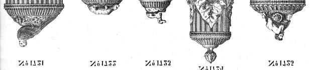 Abb. 2003-2-04/004 Musterbuch der Glas-Manufactur S. Reich & Co. 1880, Tafel B, Gepresstes Glas (Ausschnitt Deckeldosen) Sammlung Museum Valašské Mezirící Inv.Nr.