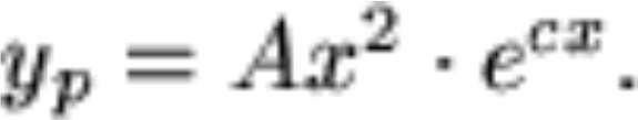 Partikuläre Lösung inhomogener DGLen 2. Ordnung konstanten Koeffizienten Seite 1 von 5 Partikuläre Lösung inhomogener DGLen 2.