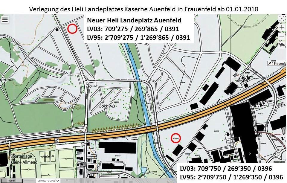 Projekt Heli-Landeplatz Eigentlich war die Inbetriebnahme des neuen Heli-Landeplatzes im Auenfeld, im südlichen Gebiet des Schachen zwischen