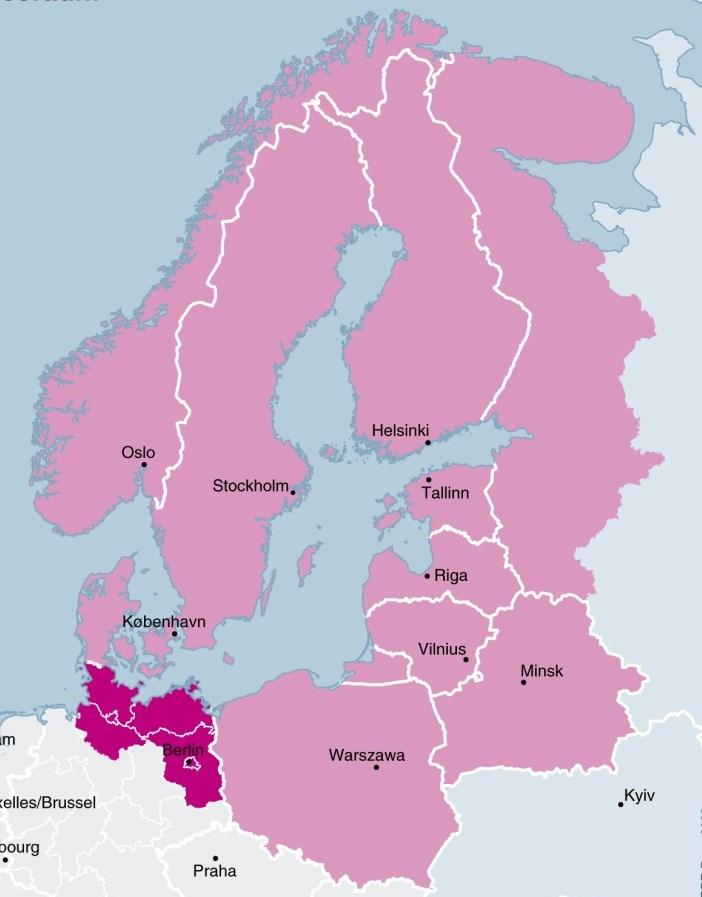 INTERREG B Transnationale Zusammenarbeit Nordseeraum Ostseeraum Merkmale transnationaler Projekte: Quelle: BBR Beispielgebend und übertragbar (exemplarische Lösungen)