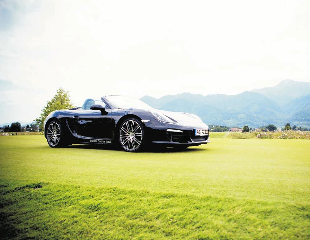 16 PORSCHE LIVE Golf spielen und dabei Gutes tun. Porsche Golf Cup im Golf Resort Achental am 1. August 2015.