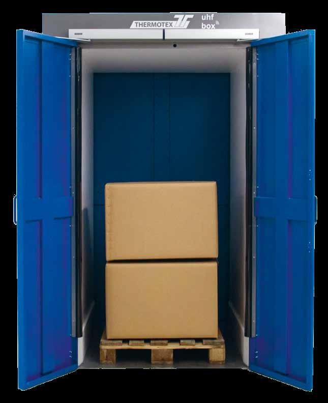 UHF-BOX Die UHF-Box gibt es je nach Situation in Ihrem Betrieb mit einem oder zwei Türpaaren oder optional mit automatischem Türantriebssystem.