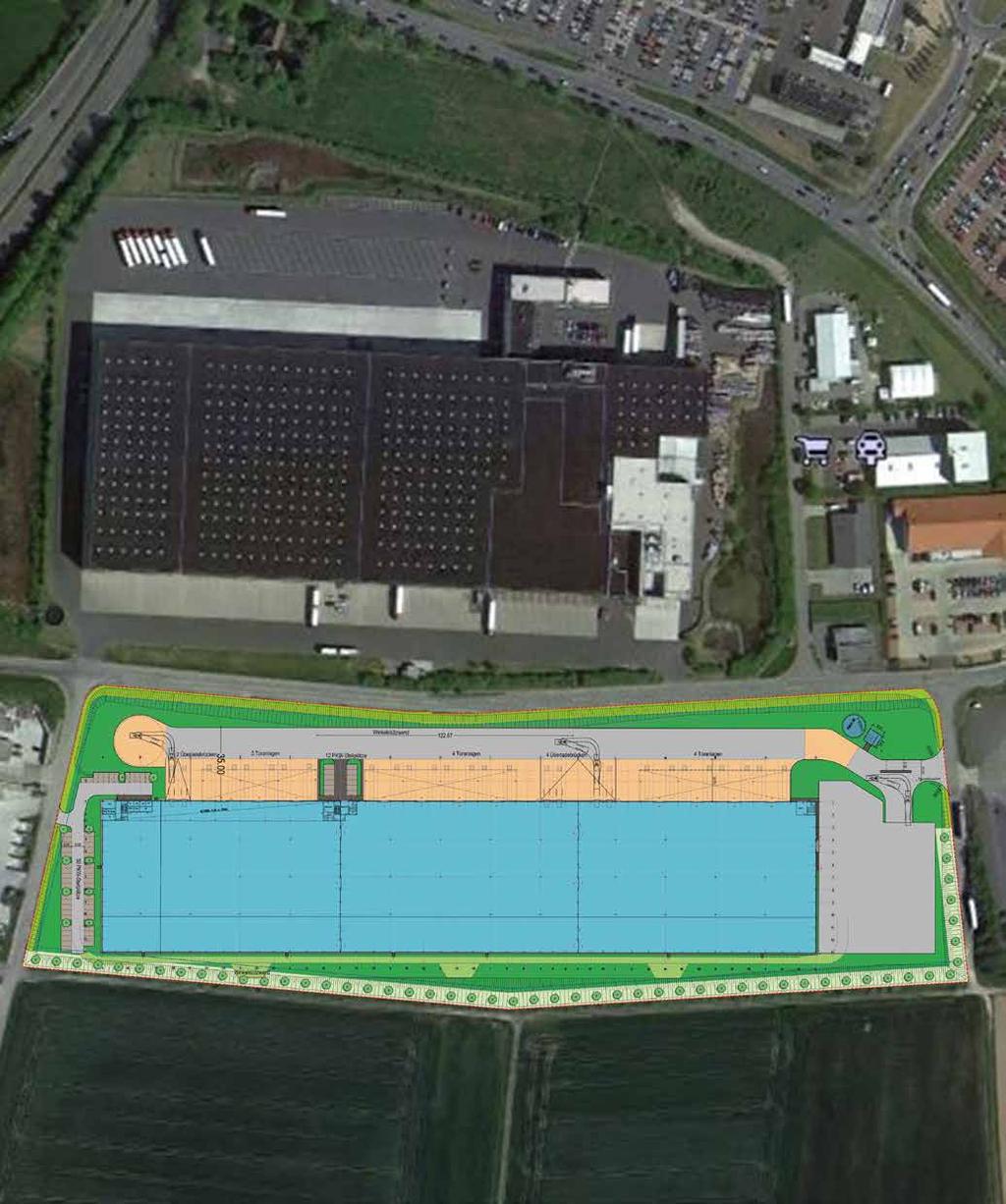 Logistikdaten Vogelperspektive Autobahnen A49, A7 Güterbahnterminal 18 km Bodenlast 5 t/qm Flughafen 30 km Hallenhöhe 10 m Umgebungskarte Der Prologis Park verfügt über einen sehr guten Anschluss an