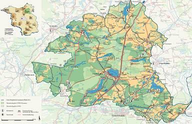 a) Schorfheide Chorin (De) Biosphärenreservat mit Natura 2000 Gebieten