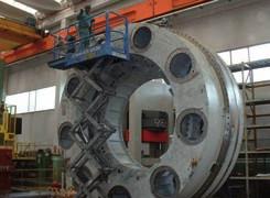 einer Tunnelbohrmaschine (TBM), Bohrdurchmesser 4 m bis über 12 m
