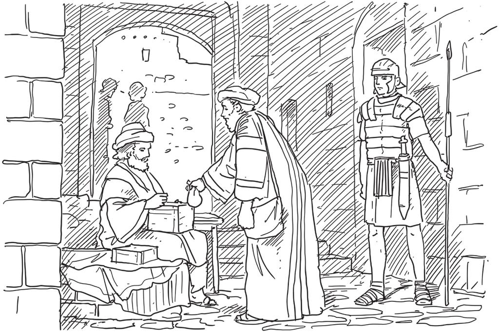 In der Stadt Jericho wurden Abgaben wie Bodensteuer, Wegegeld, Marktgebühren und Grenzzölle für die römische Besatzungsmacht eingezogen.
