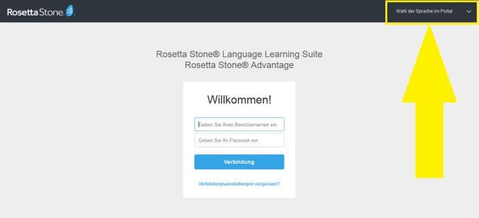 Herzlich willkommen! Wir freuen uns, Sie zu einem Online-Sprachkurs mit der Lernsoftware Rosetta Stone Advantage begrüßen zu dürfen.