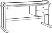Schreibtische Kiefer massiv Würfelsystem Kiefer massiv Schreibtisch Tür, inkl.