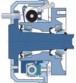 Hydraulikmotoren - Modulbauweise MS05 - MSE05 OCAIN HYAUICS Trommelbremse (250 x 60) urchmesser der Bremsbeläge : Ø 250 [9.84 dia.] Breite der Bremsfläche : 60 [2.