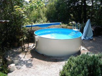 Schwimmbeckenbauarten: Becken mit verzinktem