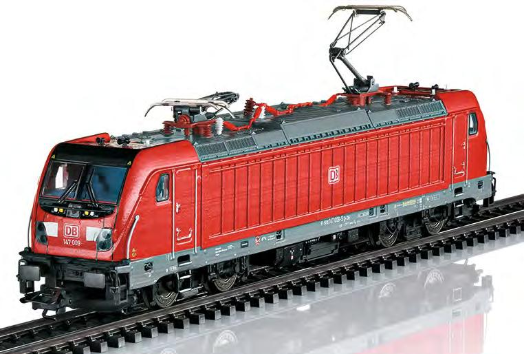 Neuheit 2018 eingetroffen 36637 Elektrolokomotive Baureihe 147 in H0 Spur: H0 Epoche: VI Vorbild: Elektrolokomotive Baureihe 147 (TRAXX AC 3 LM) ohne Flex-Panel der Deutsche Bahn AG (DB AG).